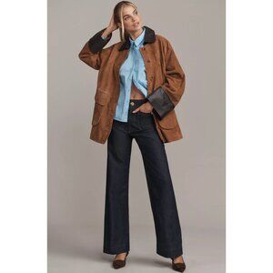 Anthropologie Colette Full Length Rinse Blue Wide Leg Jeans by Maeve NWT Size 23